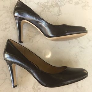 Ann Taylor Black Leather Pumps 8.5M